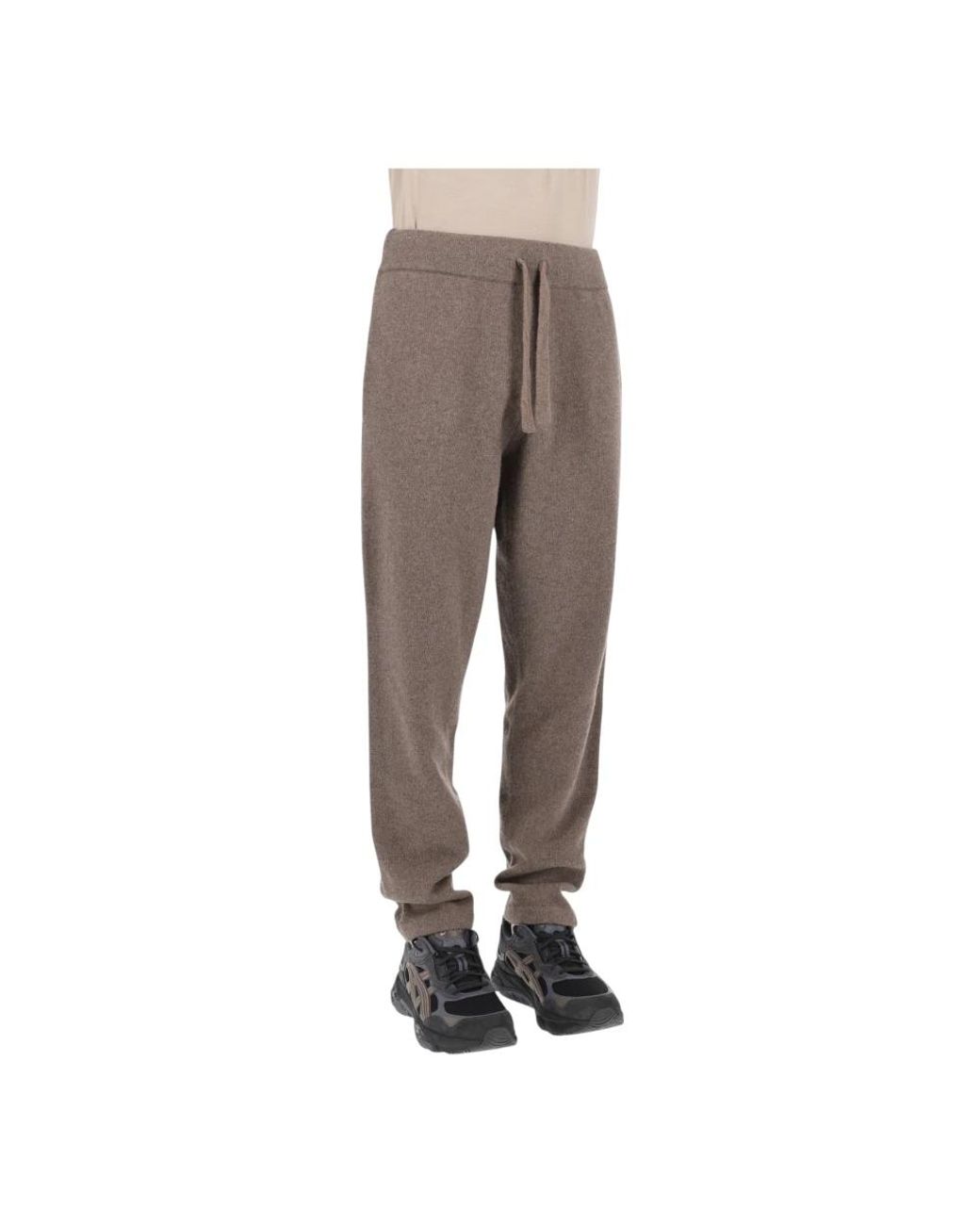 Roberto Collina Gray Sweatpants for men