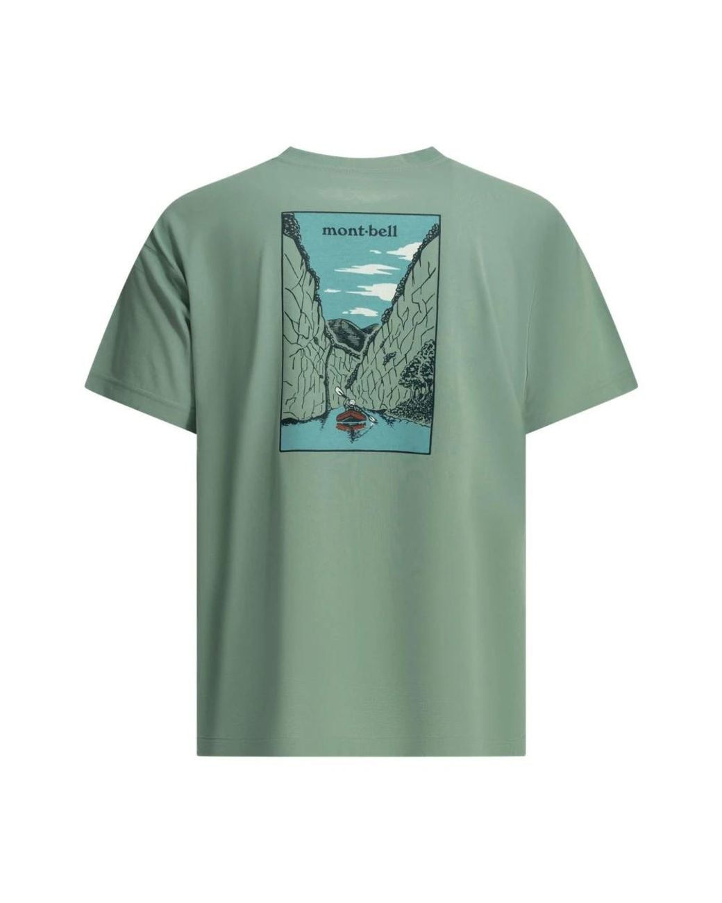 Montbell Green T-Shirts for men