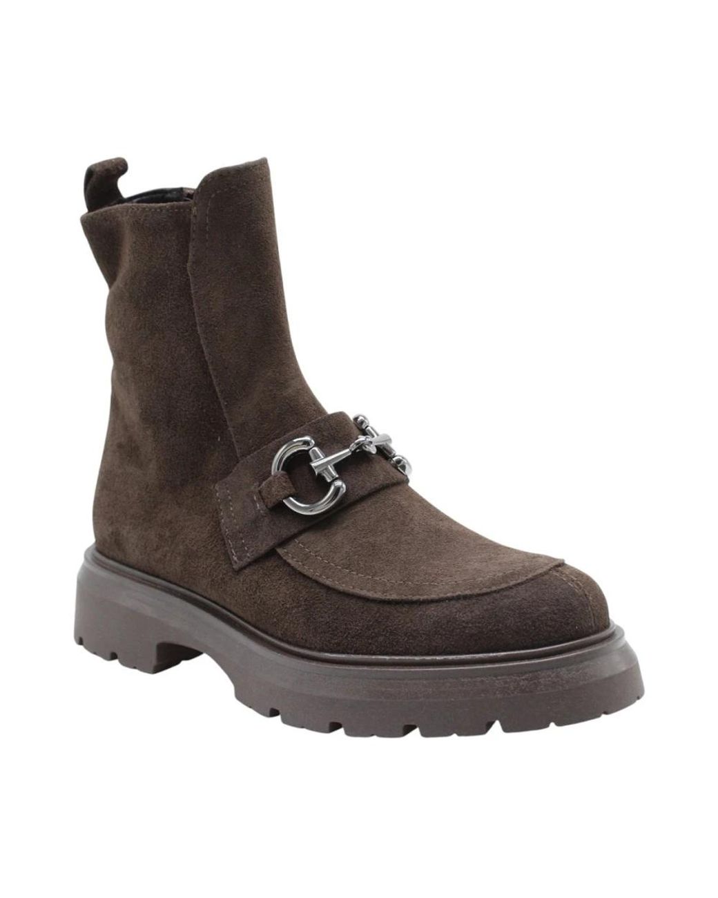 E mia Brown Stiefelette