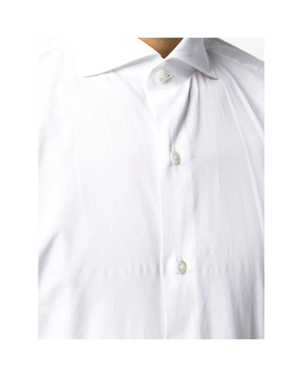 Finamore 1925 White Formal Shirts for men