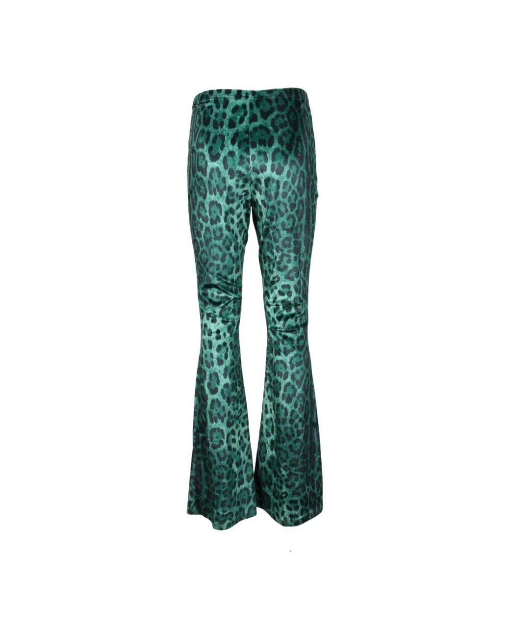 ALBERTO AUDENINO Green Wide Trousers