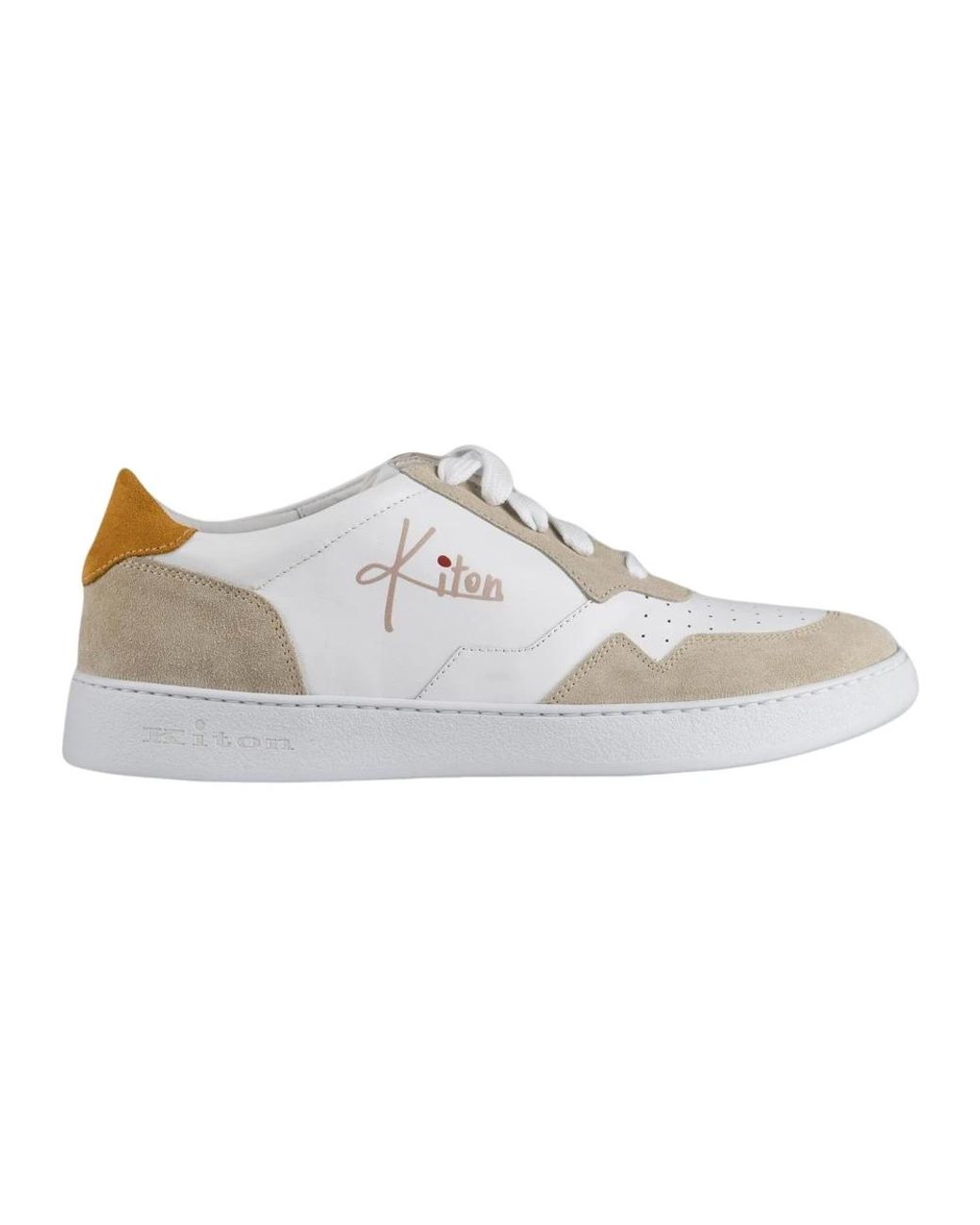 Kiton Ussa069 Sneakers in het White voor heren
