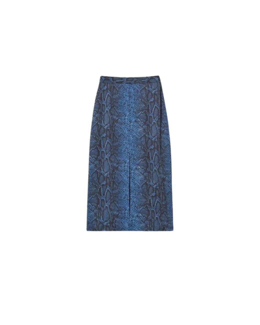 Twinset Blue Midi Skirts