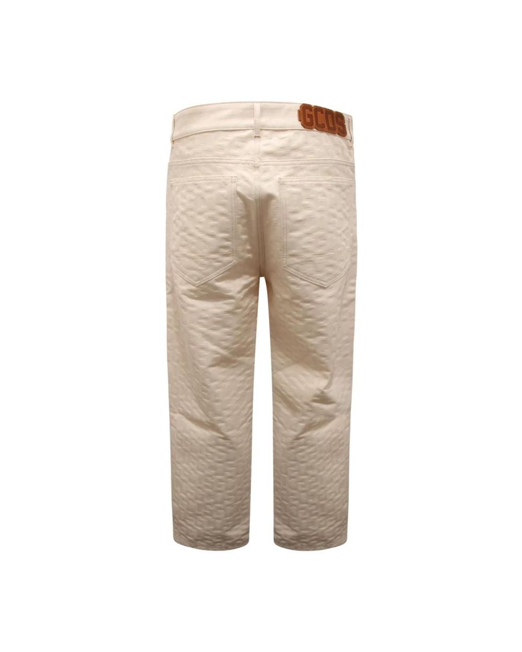 Gcds Natural Straight Fit Jeans for men