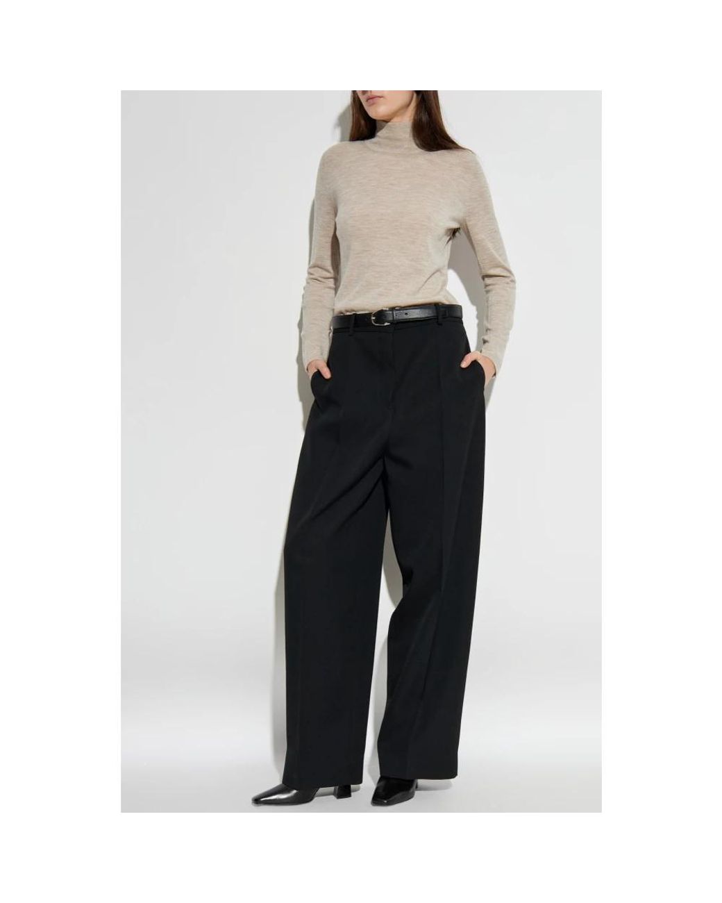 Max Mara Gray Cashmere Knitwear