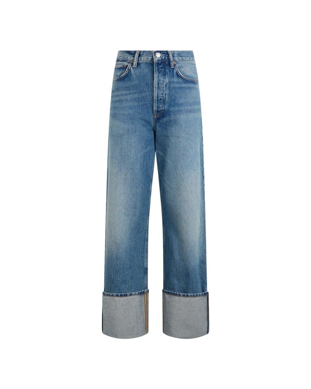 Agolde Big Cuff Jean in het Blue