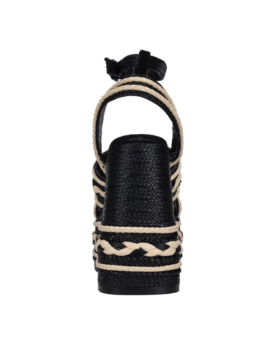 Castaner Black Wedges