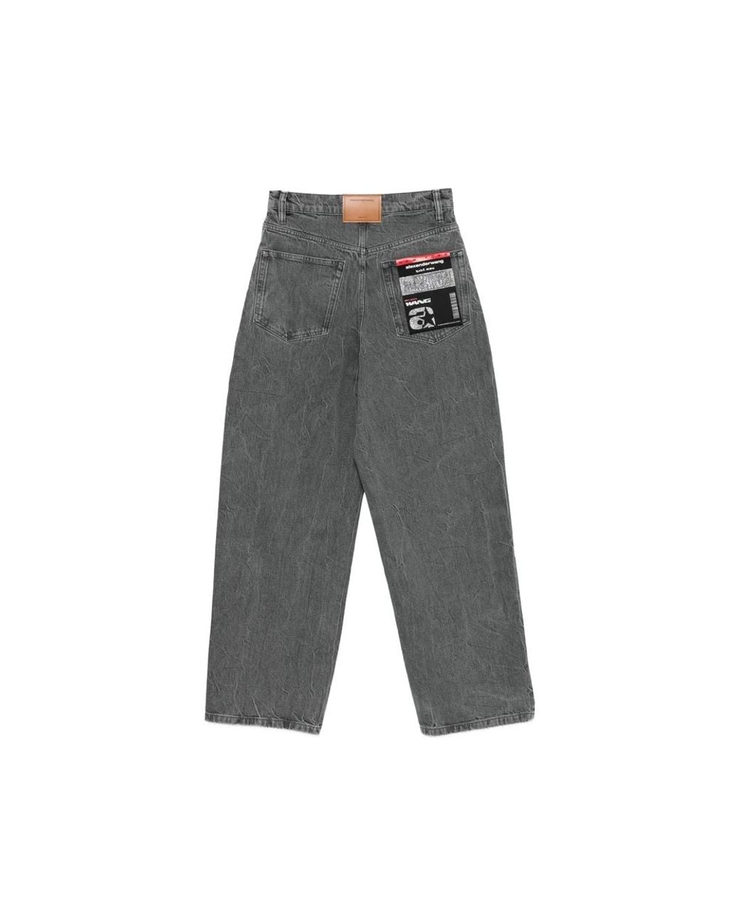 Alexander Wang Gray Straight Fit Jeans