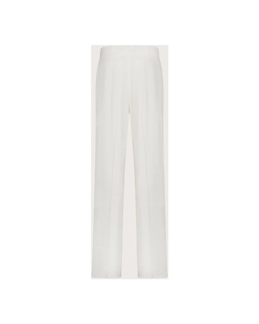 Seventy White Straight Trousers