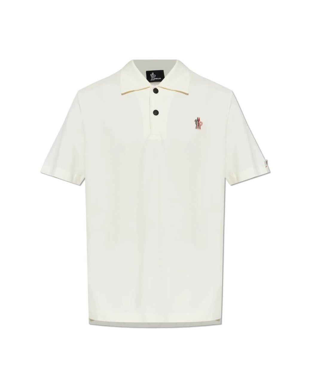 Moncler White Polo Shirts for men