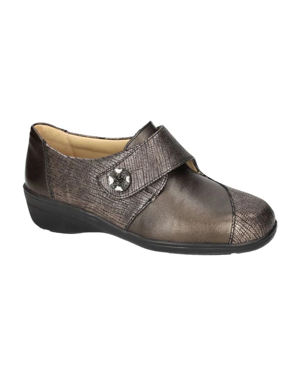 SOLIDUS Gray Hedda Moccasin