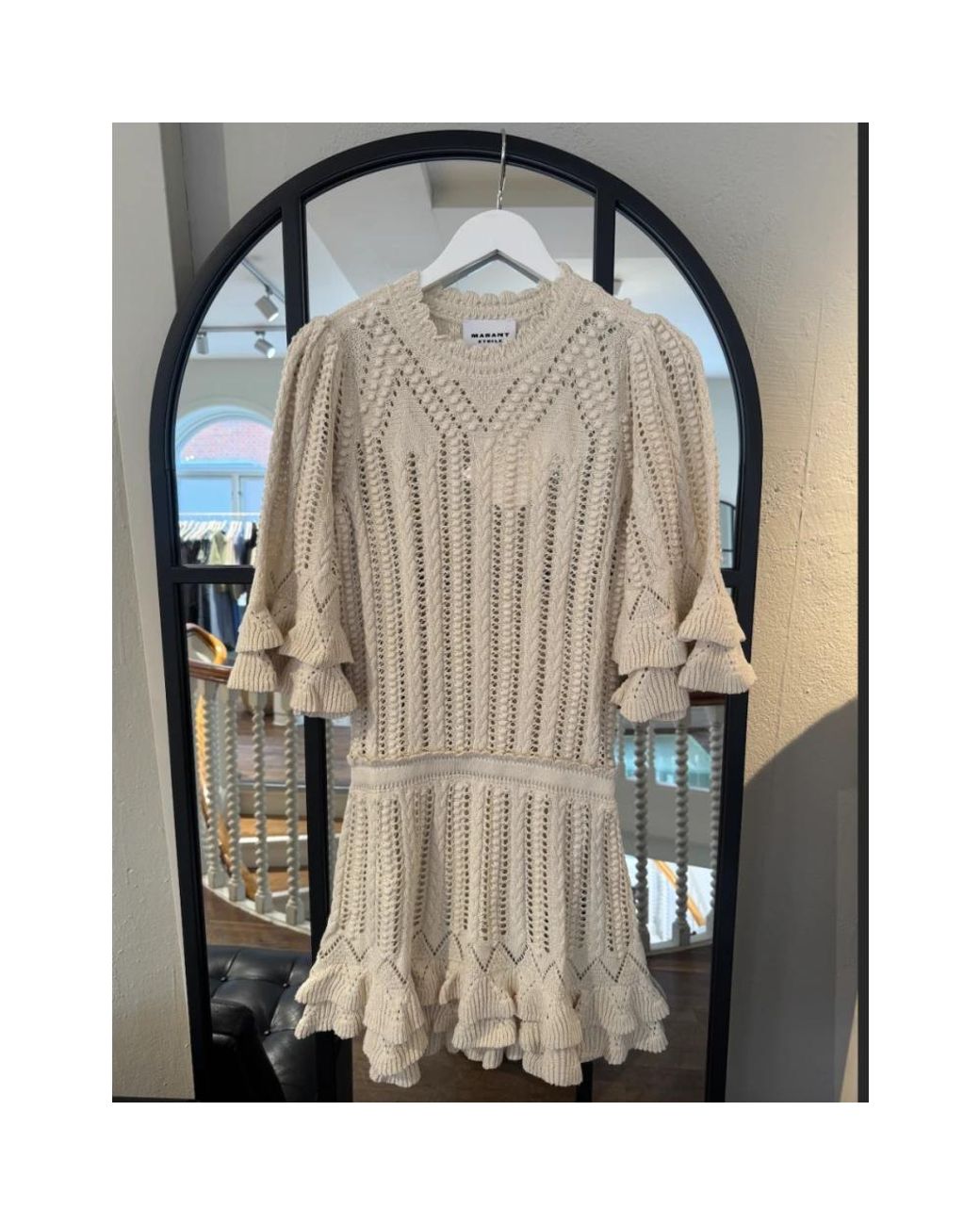 Isabel Marant Natural Knitted Dresses