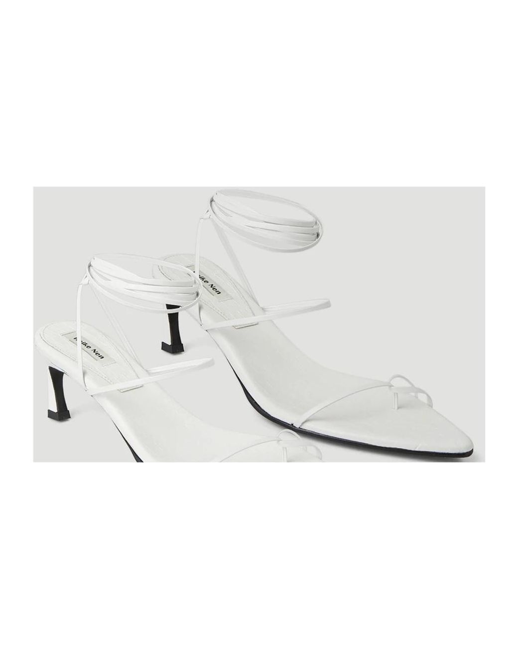 Reike Nen White High Heel Sandals