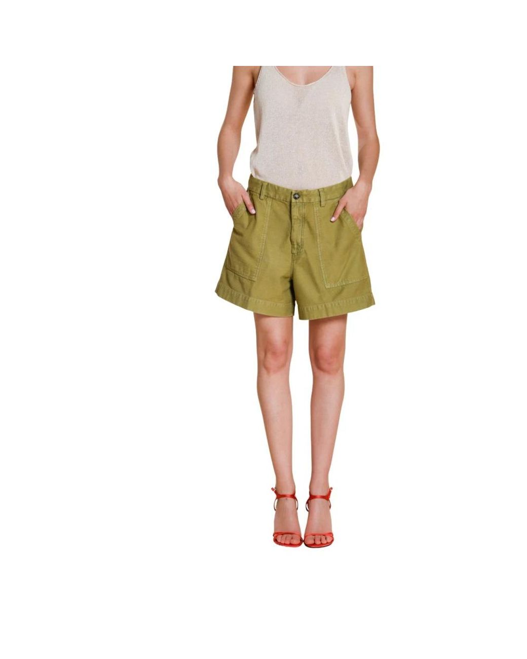 Mason's Green Casual Shorts