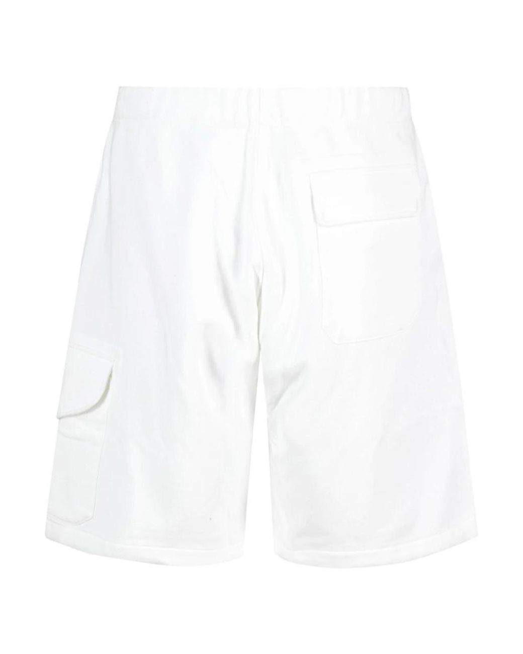C P Company White Casual Shorts for men