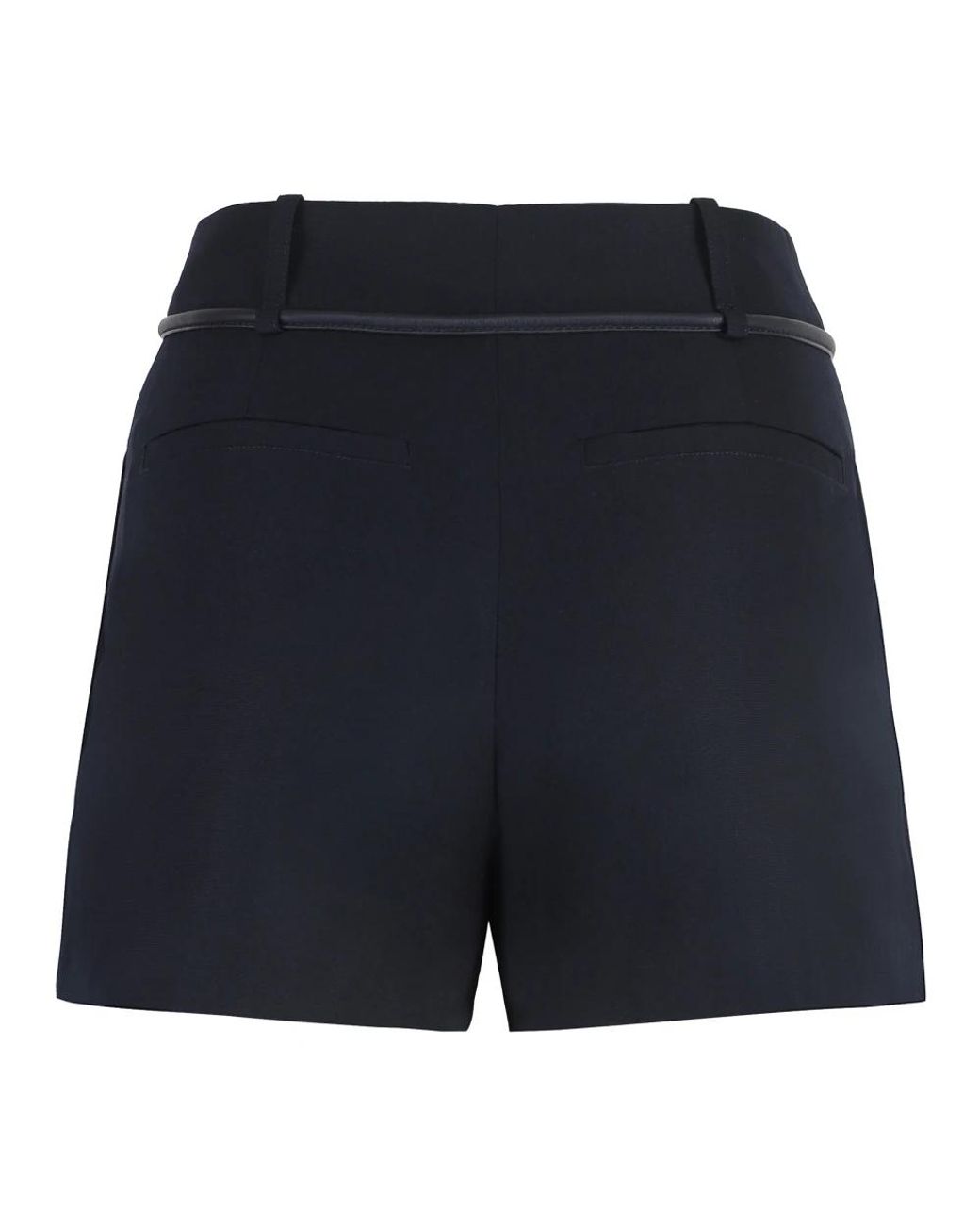 Yves Salomon Blue Short Shorts