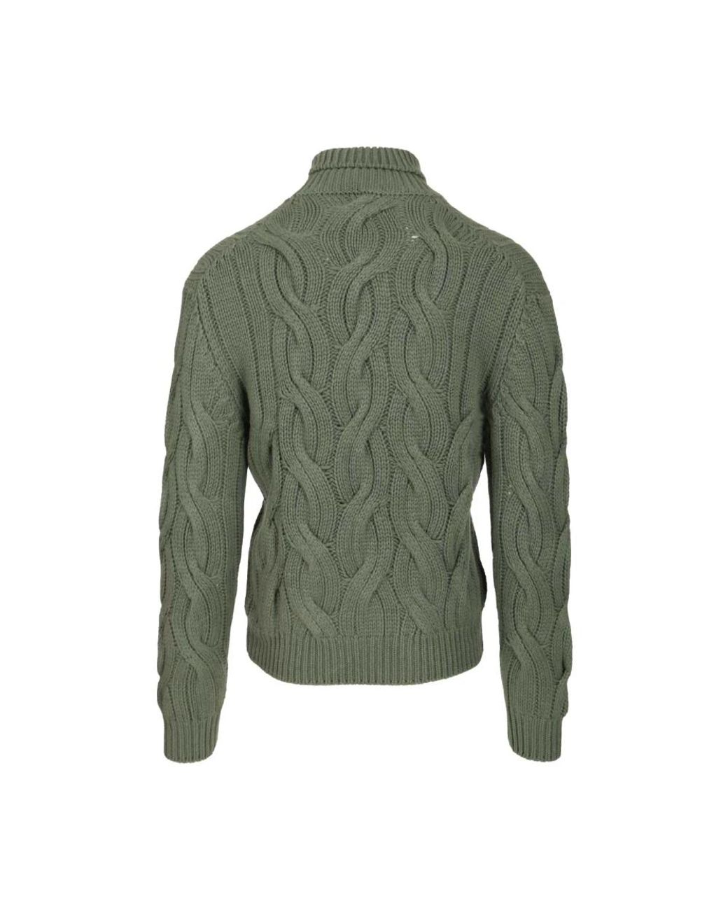 Mauro Ottaviani Green Turtlenecks for men