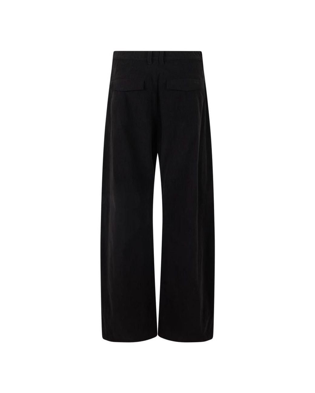 Laminar Black Wide Trousers