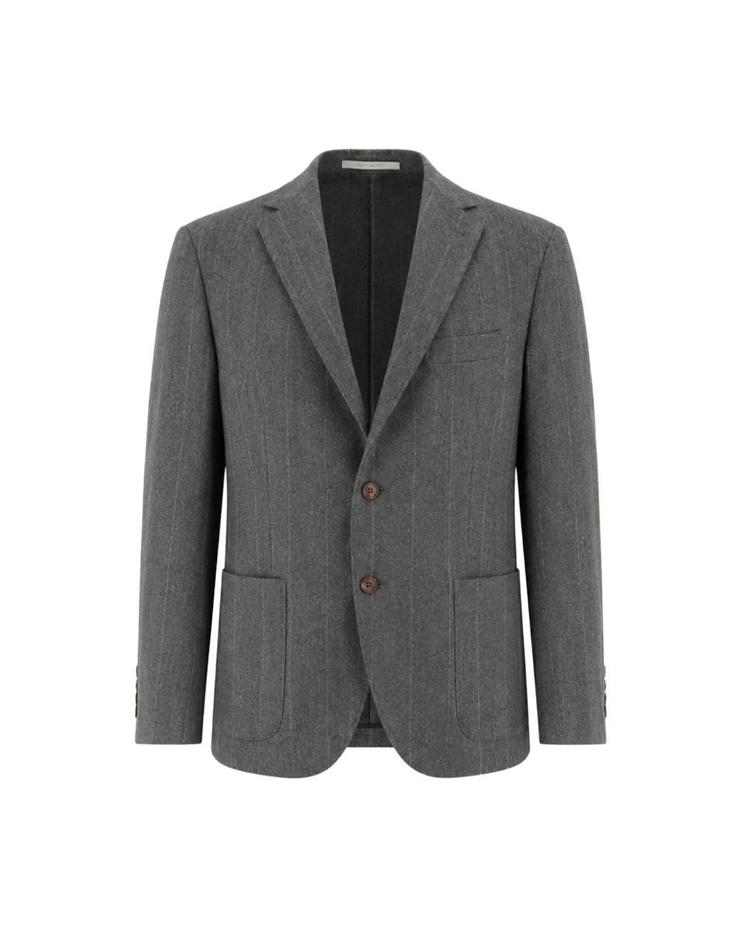 Eleventy Gray Blazers for men