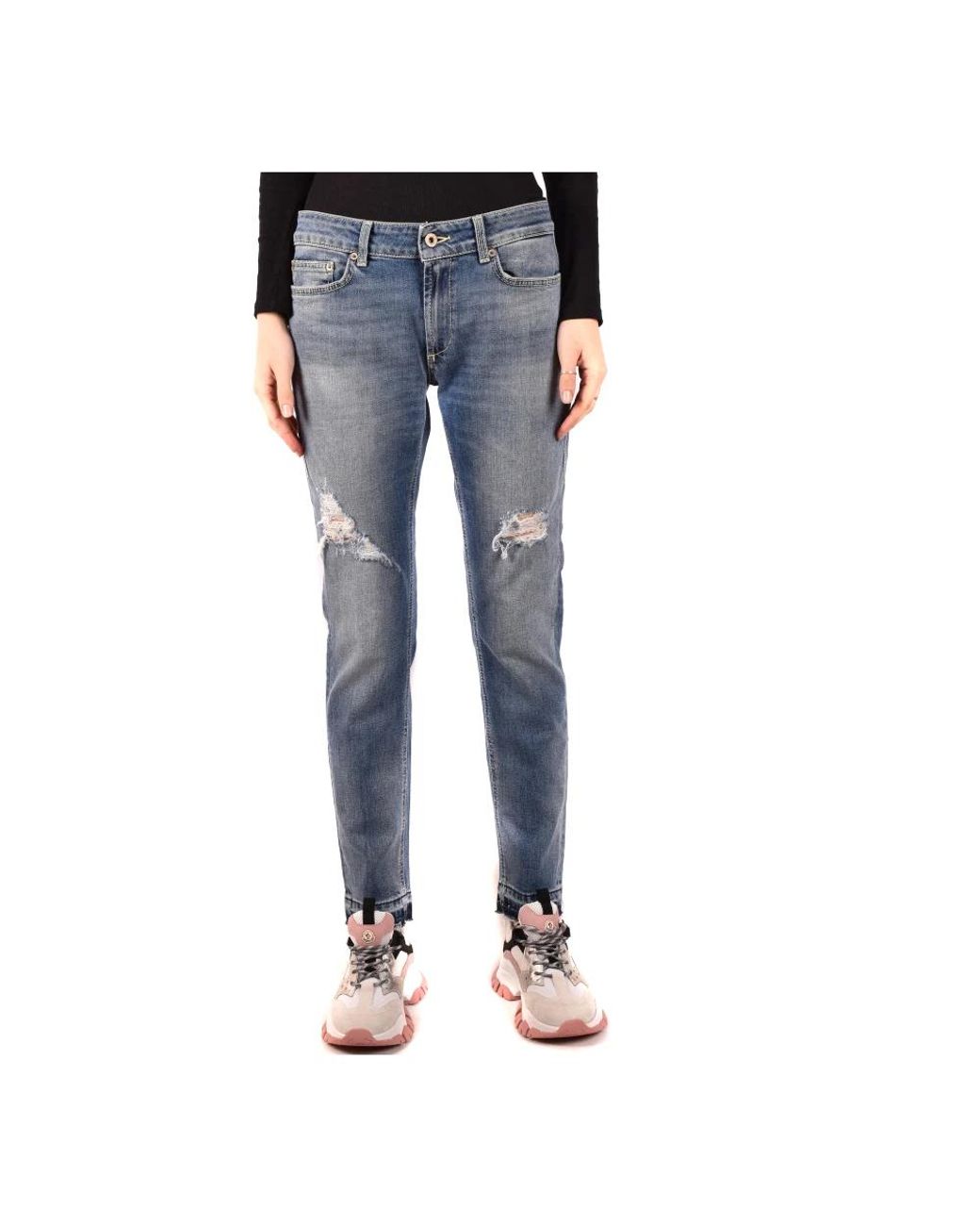 Dondup Blue Cropped Jeans