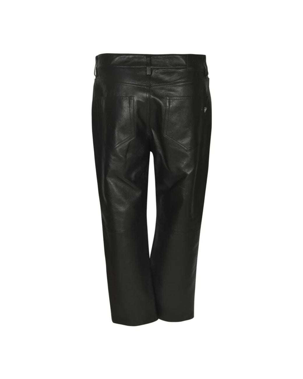Dondup Black Straight Trousers