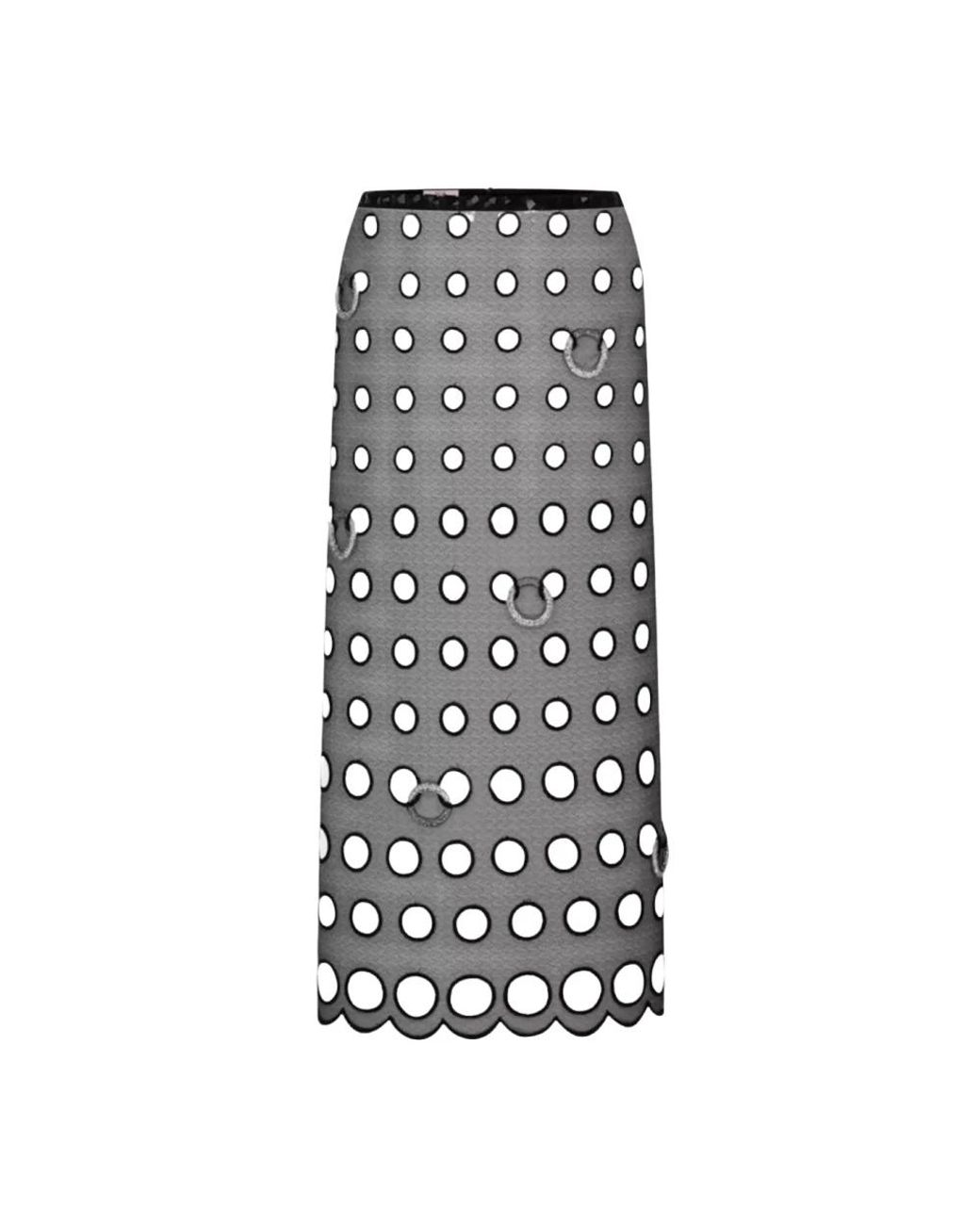 Nue Black Midi Skirts