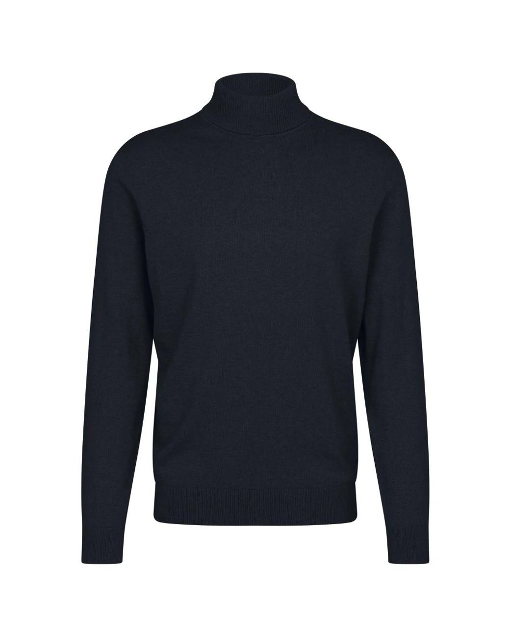 Bugatti Basic Rollkragenpullover in Blue für Herren