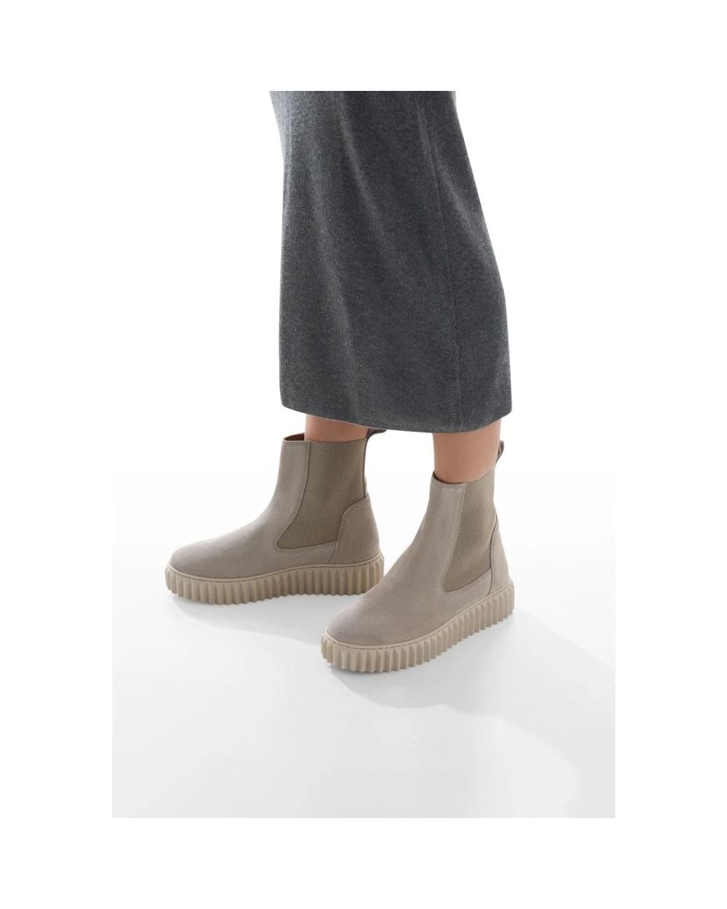 Voile Blanche Gray Chelsea Boots
