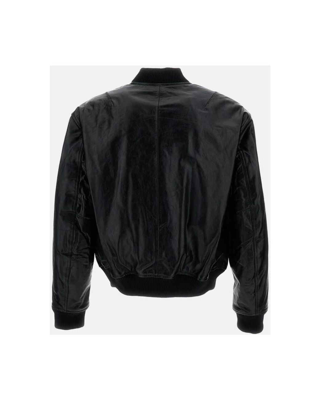 Leather Jackets sunflower de hombre de color Black