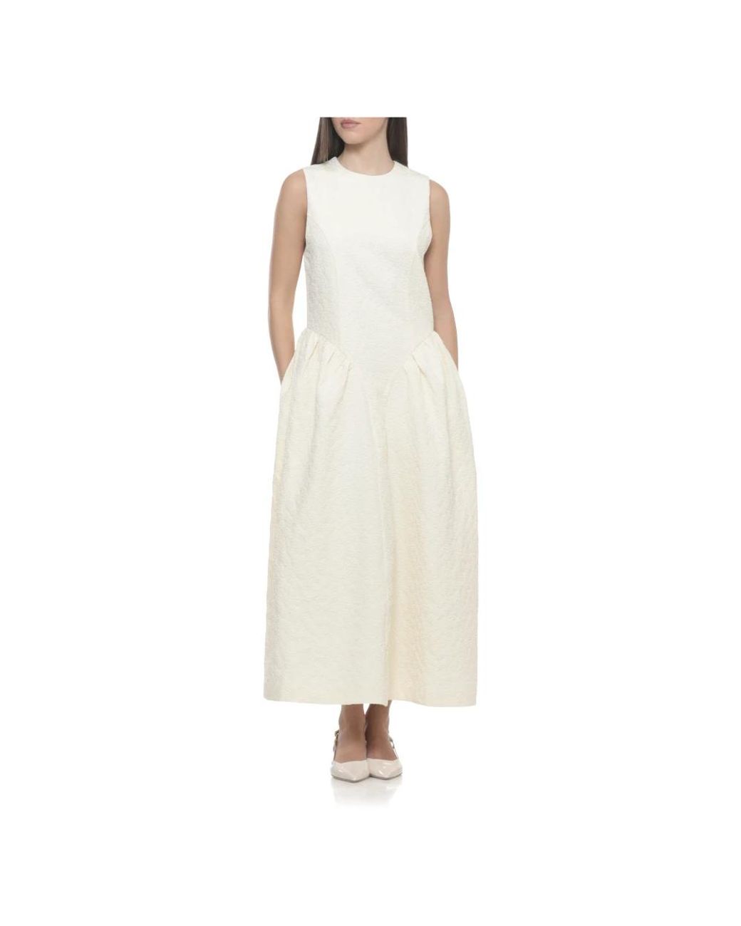 ROTATE BIRGER CHRISTENSEN White Midi Dresses