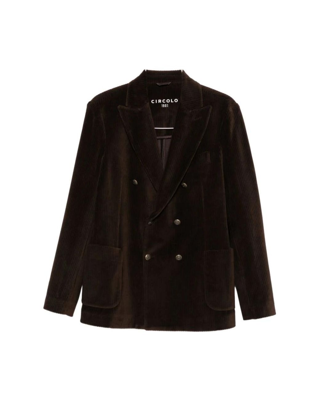 Circolo 1901 Jassen ,Bruin ,Katoen Bruine Jas Buitenkleding Aw 25 in het Black voor heren