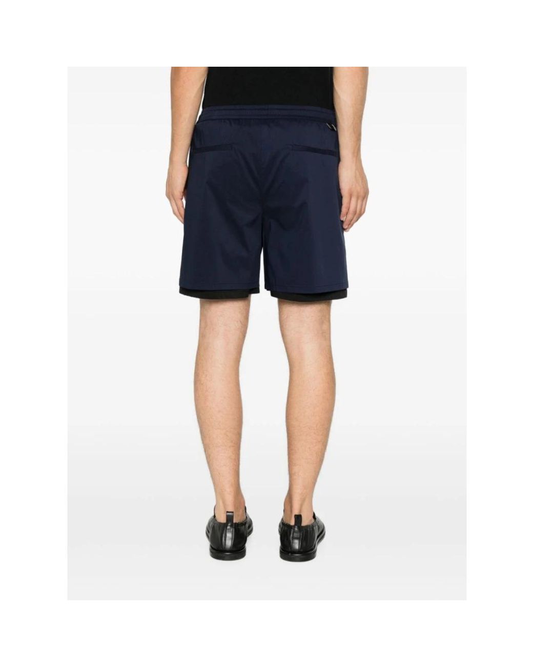 Low Brand Blue Casual Shorts for men