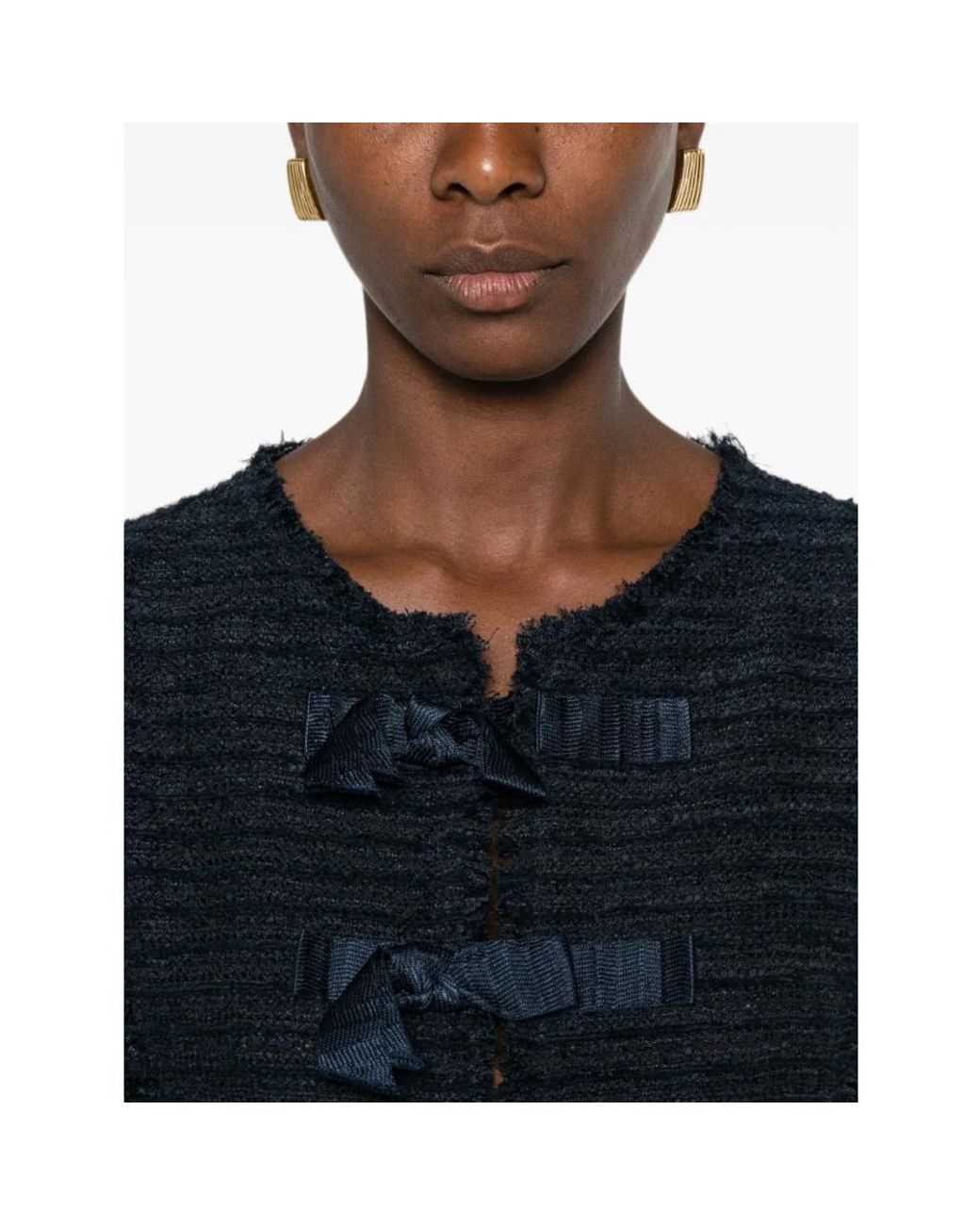 Emporio Armani Black Tweed Jackets