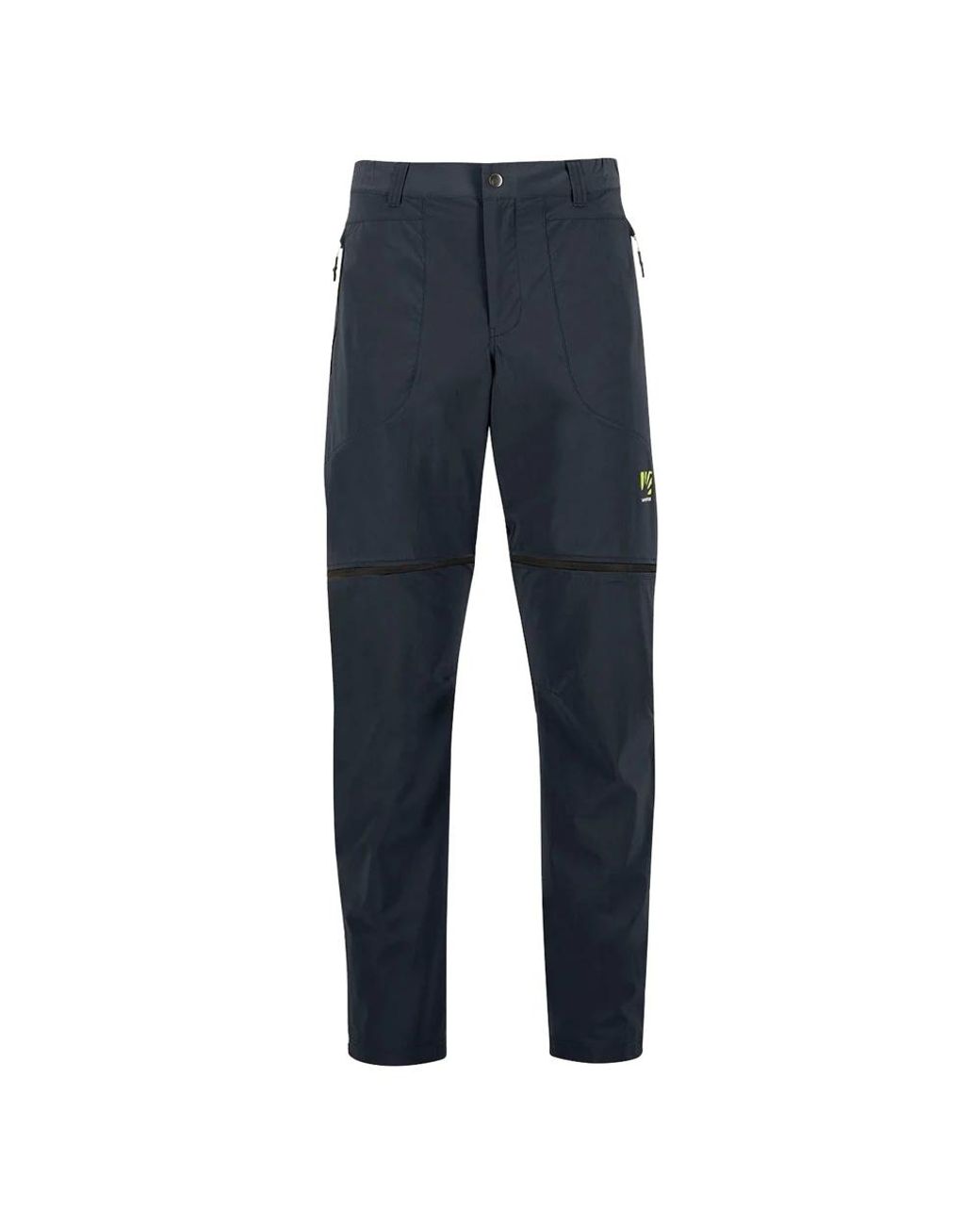 Karpos Blue Straight Trousers for men