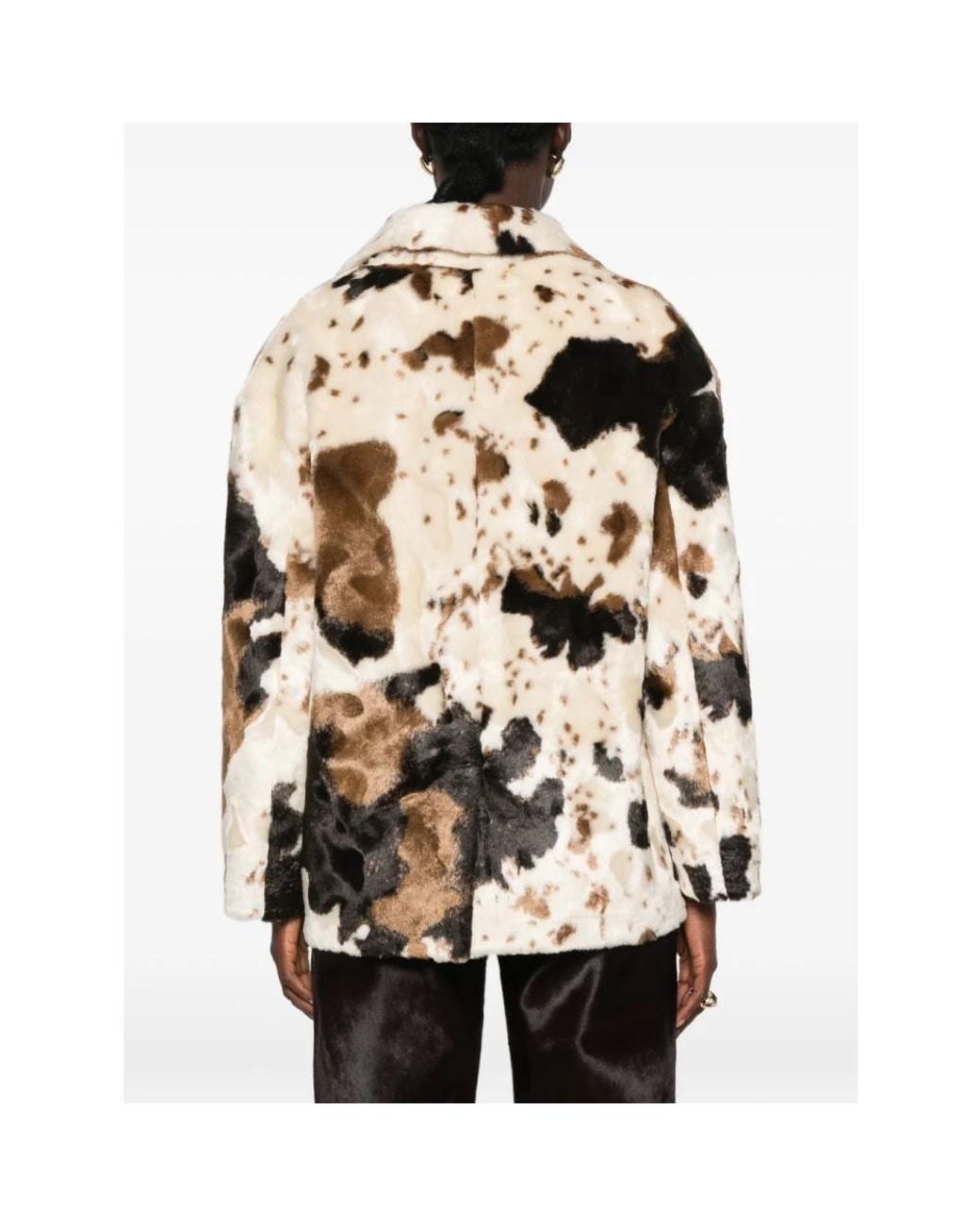 VALENTINI 1972 Natural Faux Fur & Shearling Jackets