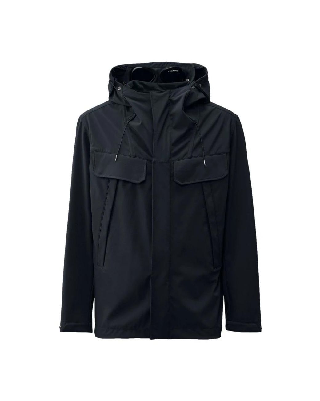 C P Company Jassen ,Blauw Goggle Jack Met Verborgen Bril in het Blue voor heren