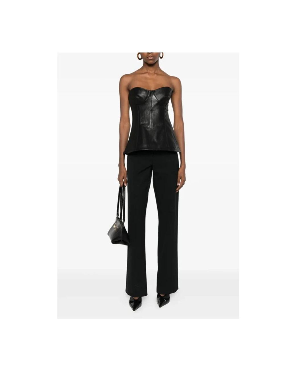 Jonathan Simkhai Black Sleeveless Tops
