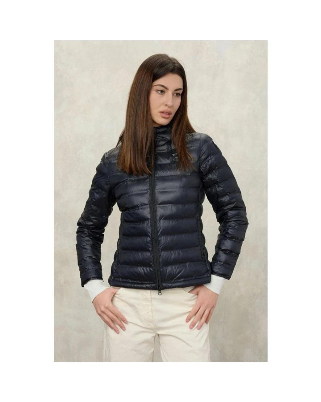 Winter Jackets Blauer de color Black