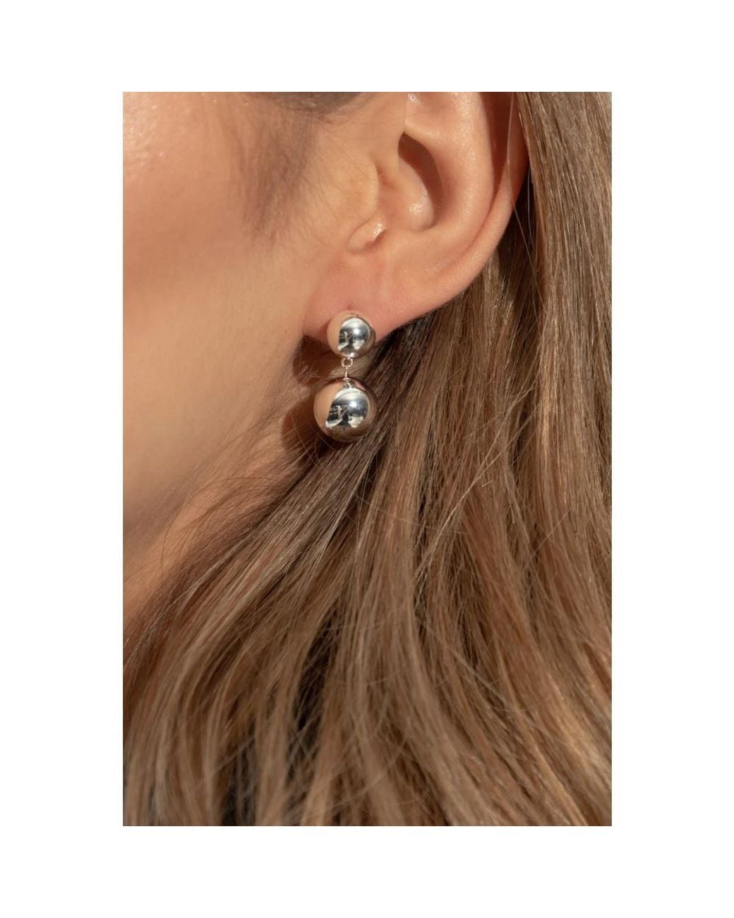 Earrings LIE STUDIO de color Metallic