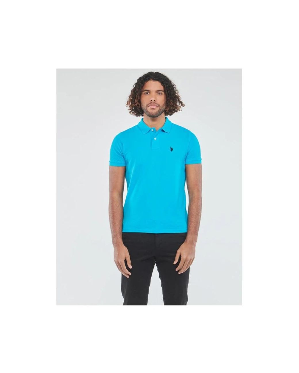 U.S. POLO ASSN. Blue Polo Shirts for men