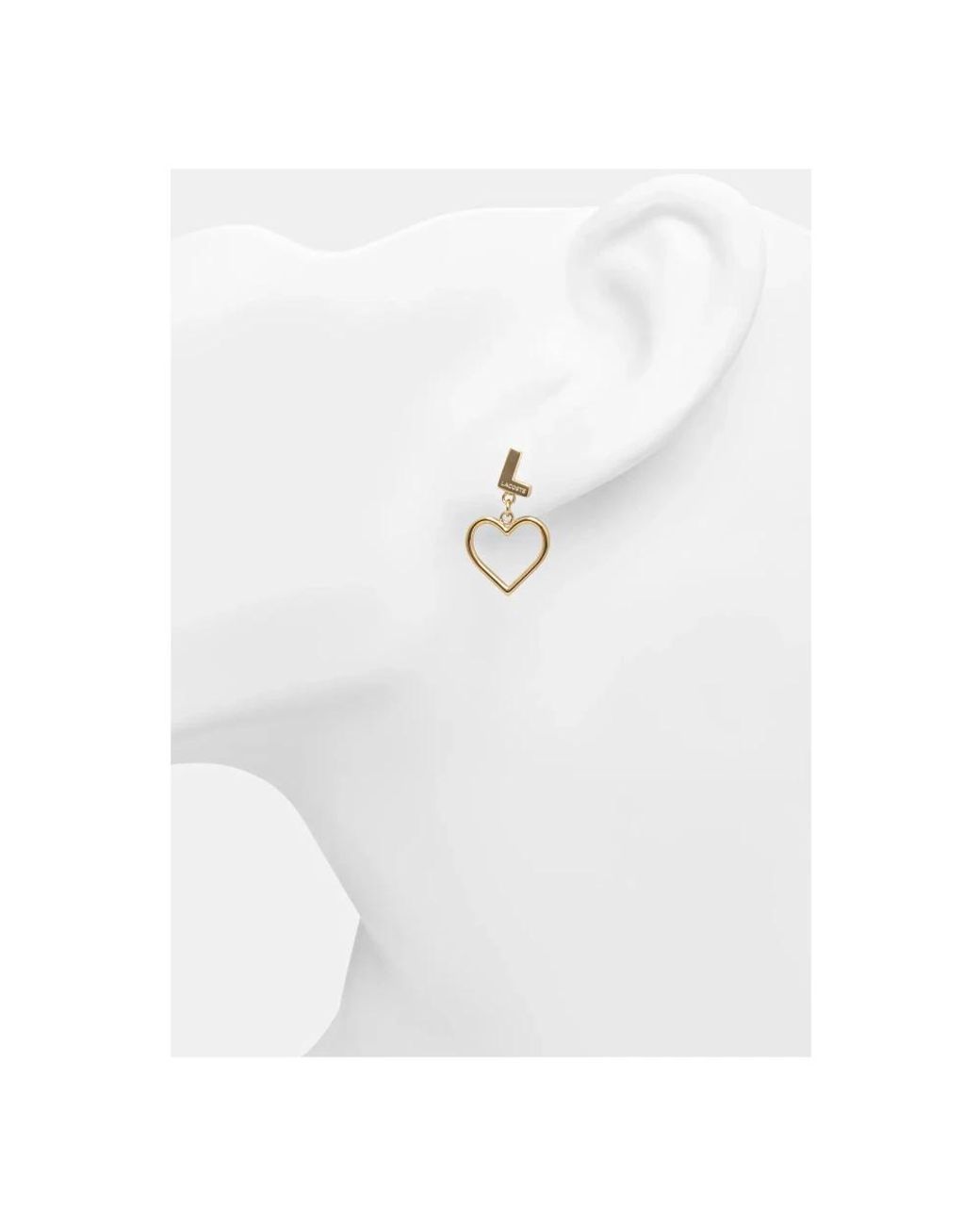 Lacoste Metallic Earrings