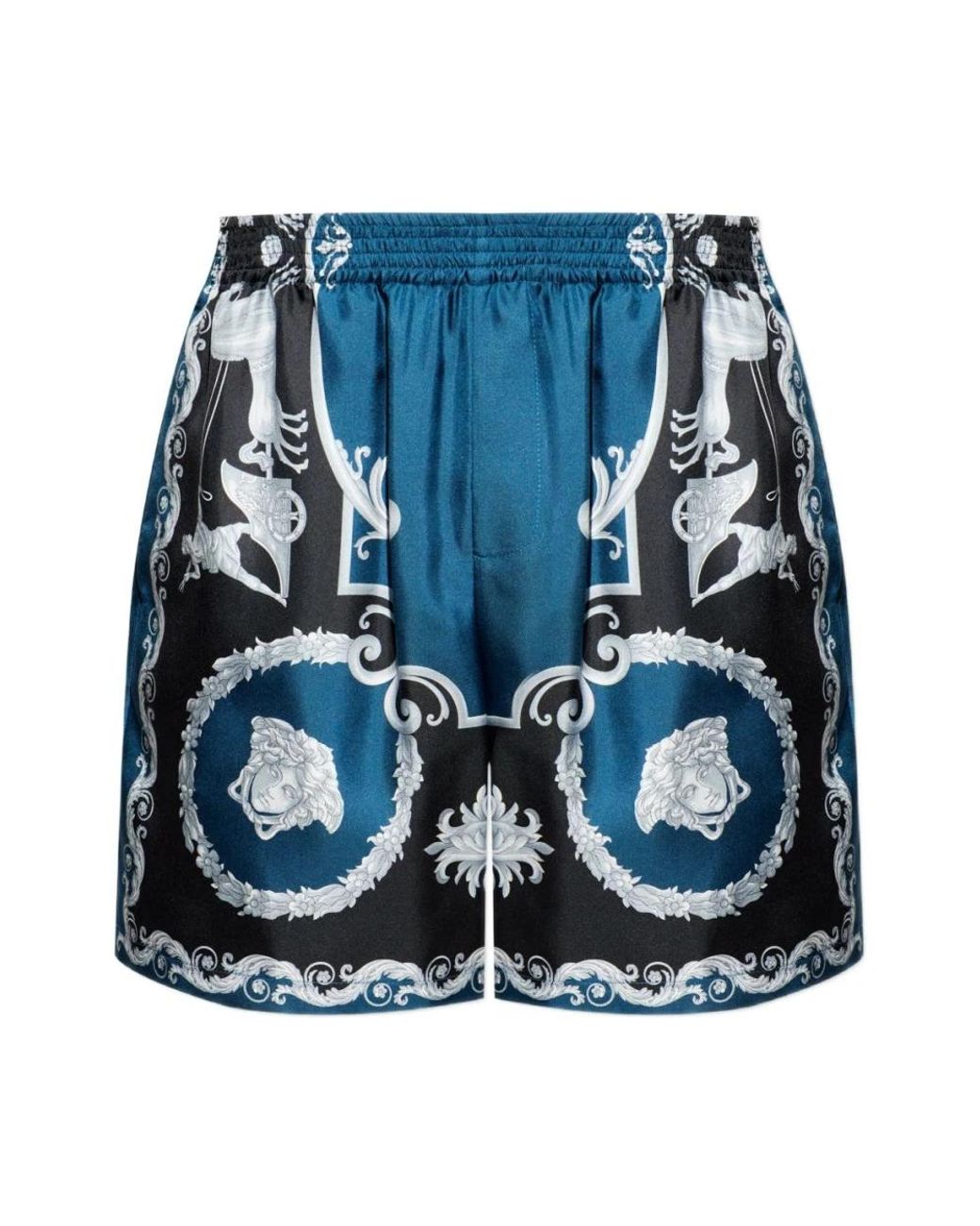 Versace Blue Casual Shorts for men