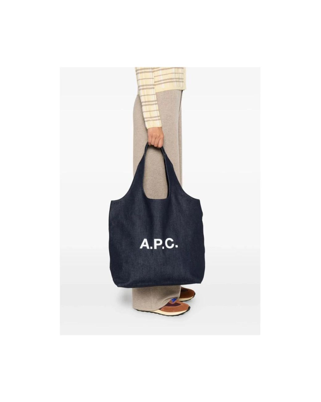 A.P.C. Black Shopping Bags for men