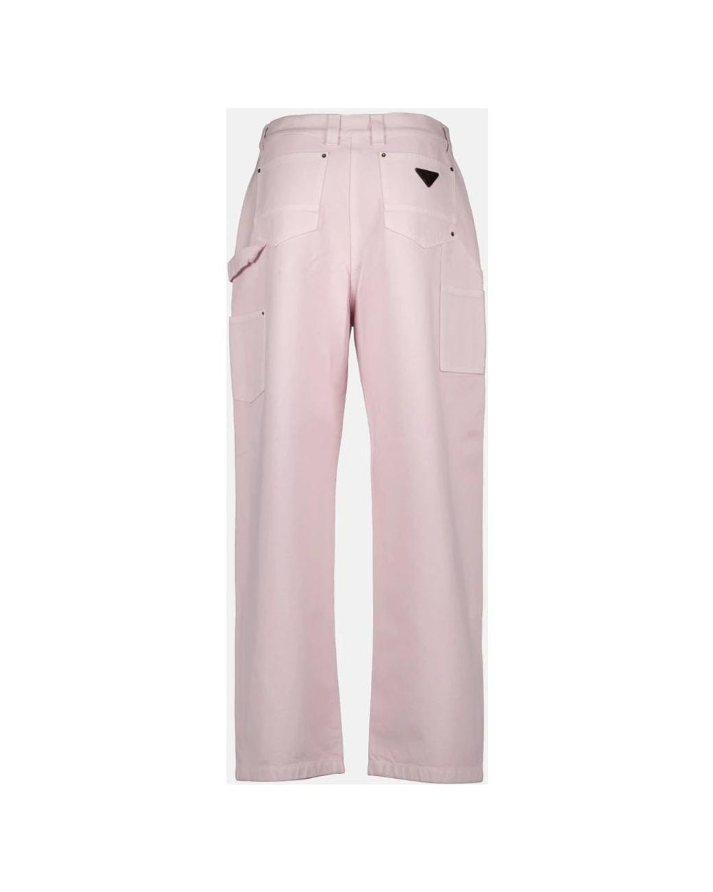 Prada Pink Cropped Trousers