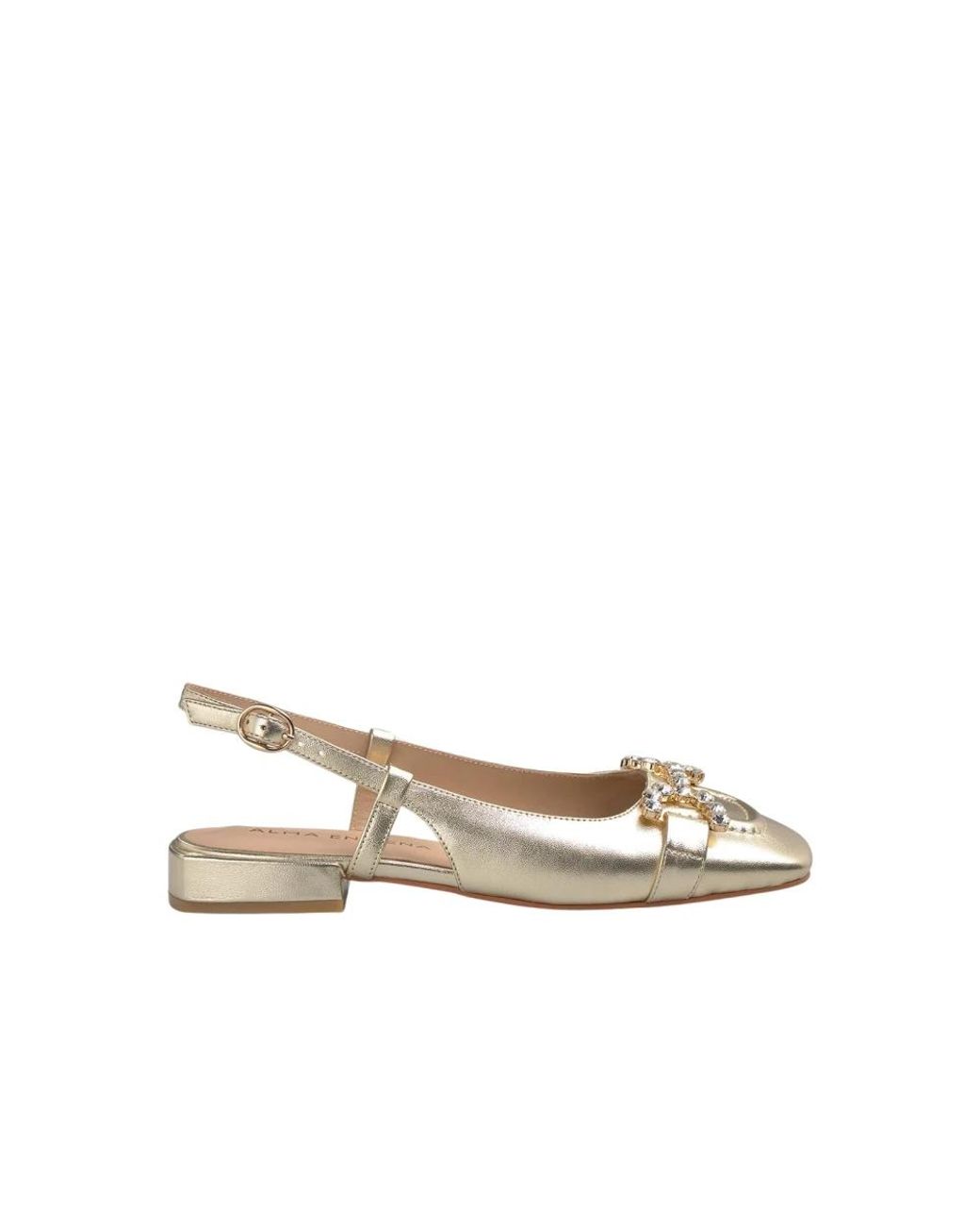 Alma En Pena. Natural Flat Sandals