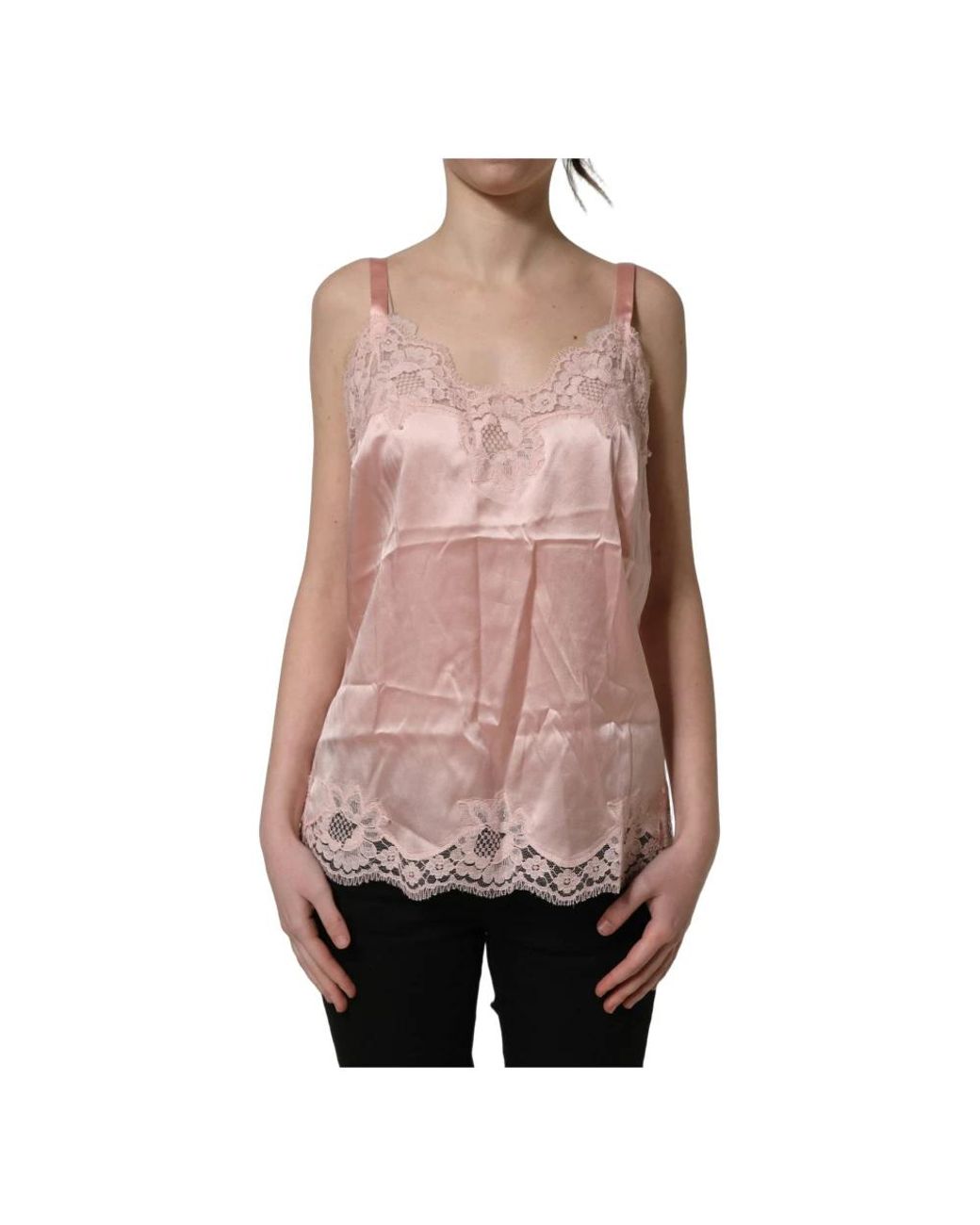 Dolce & Gabbana Pink Sleeveless Tops