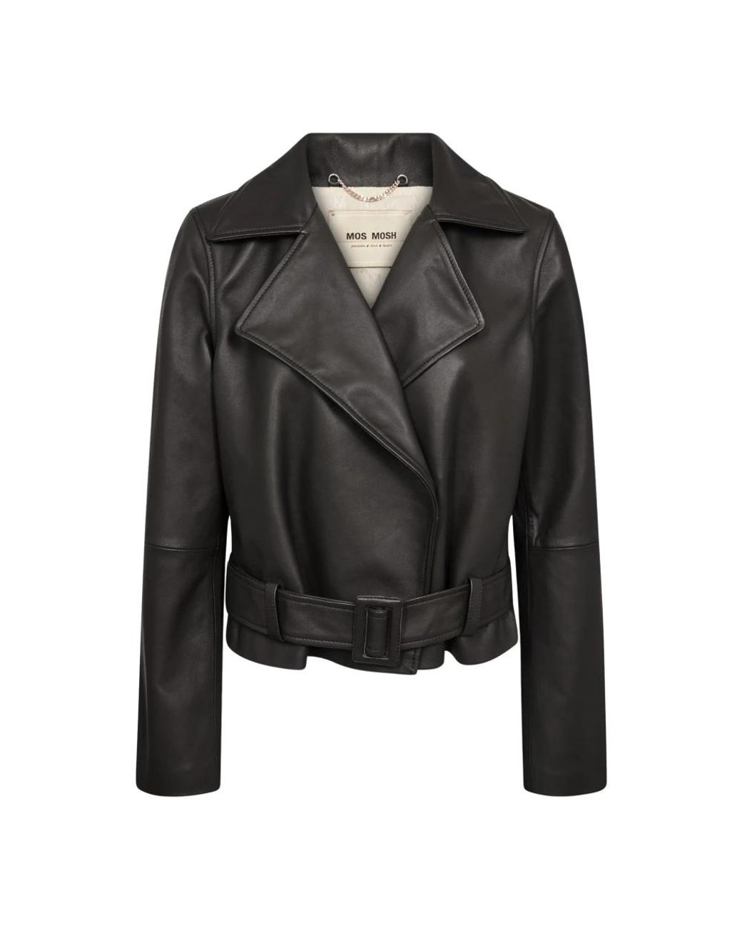 Leather Jackets Mos Mosh en coloris Black