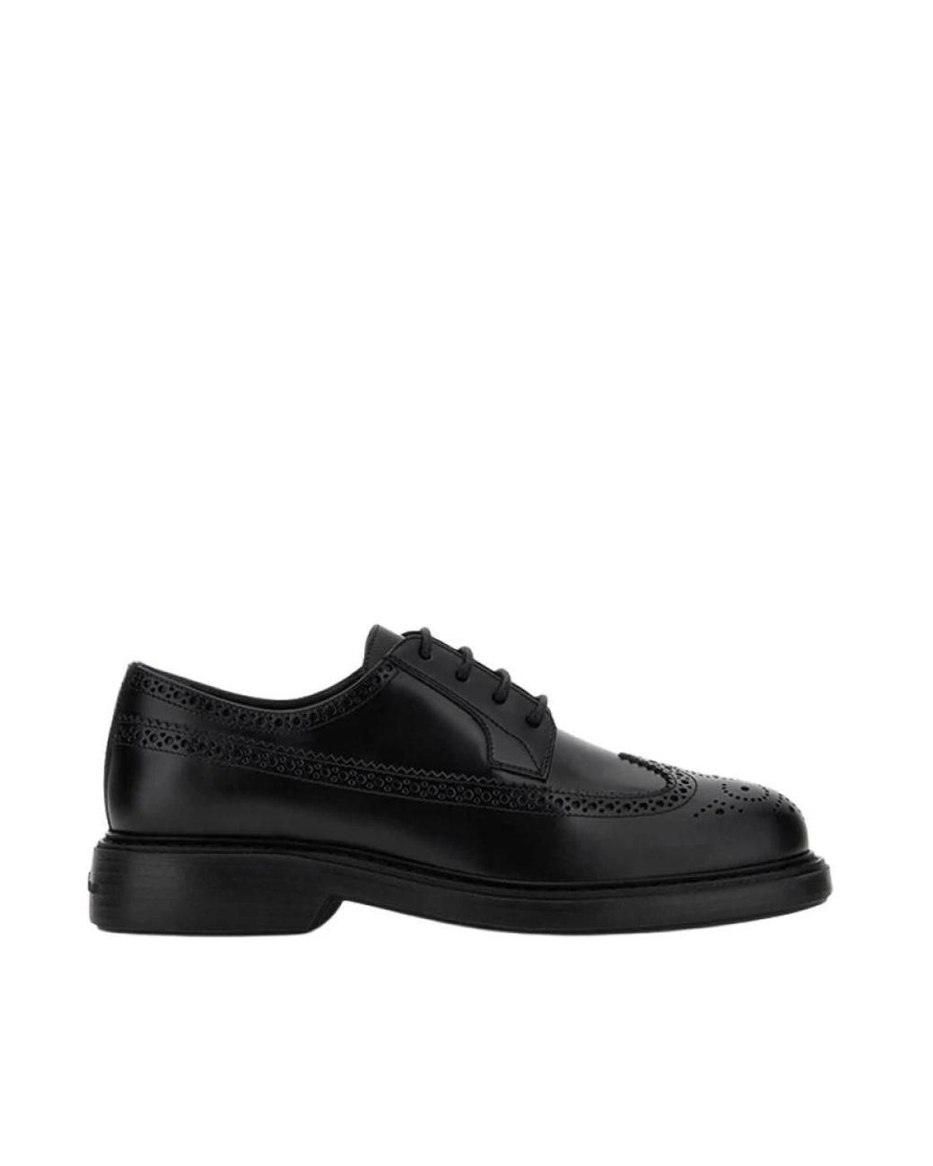 Hogan Black Laced Shoes for men