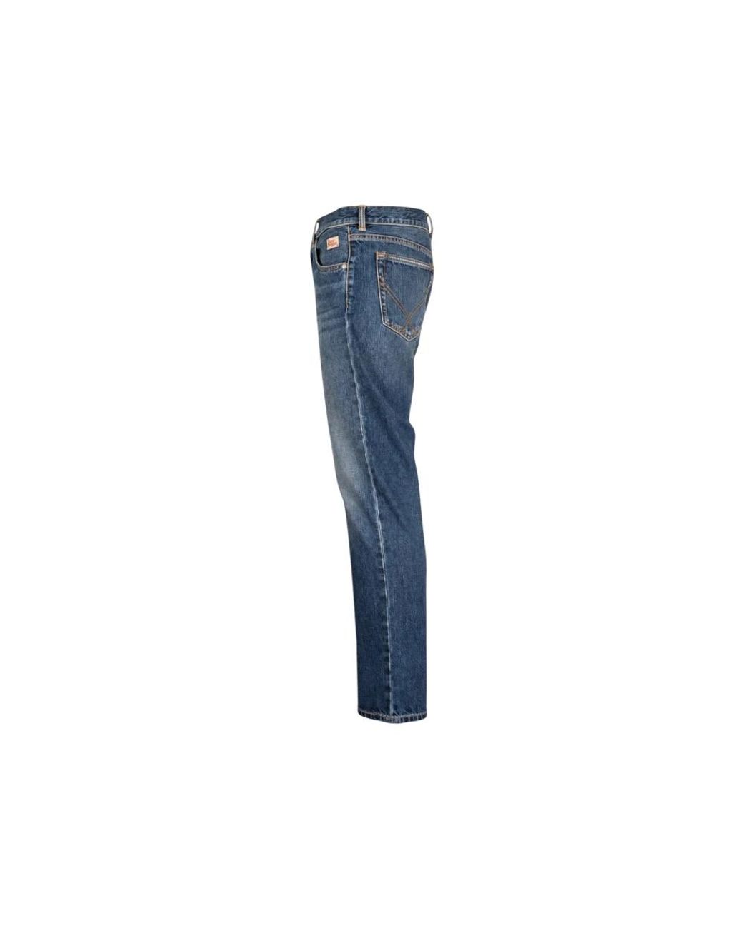 Roy Rogers Blue Straight Fit Jeans for men