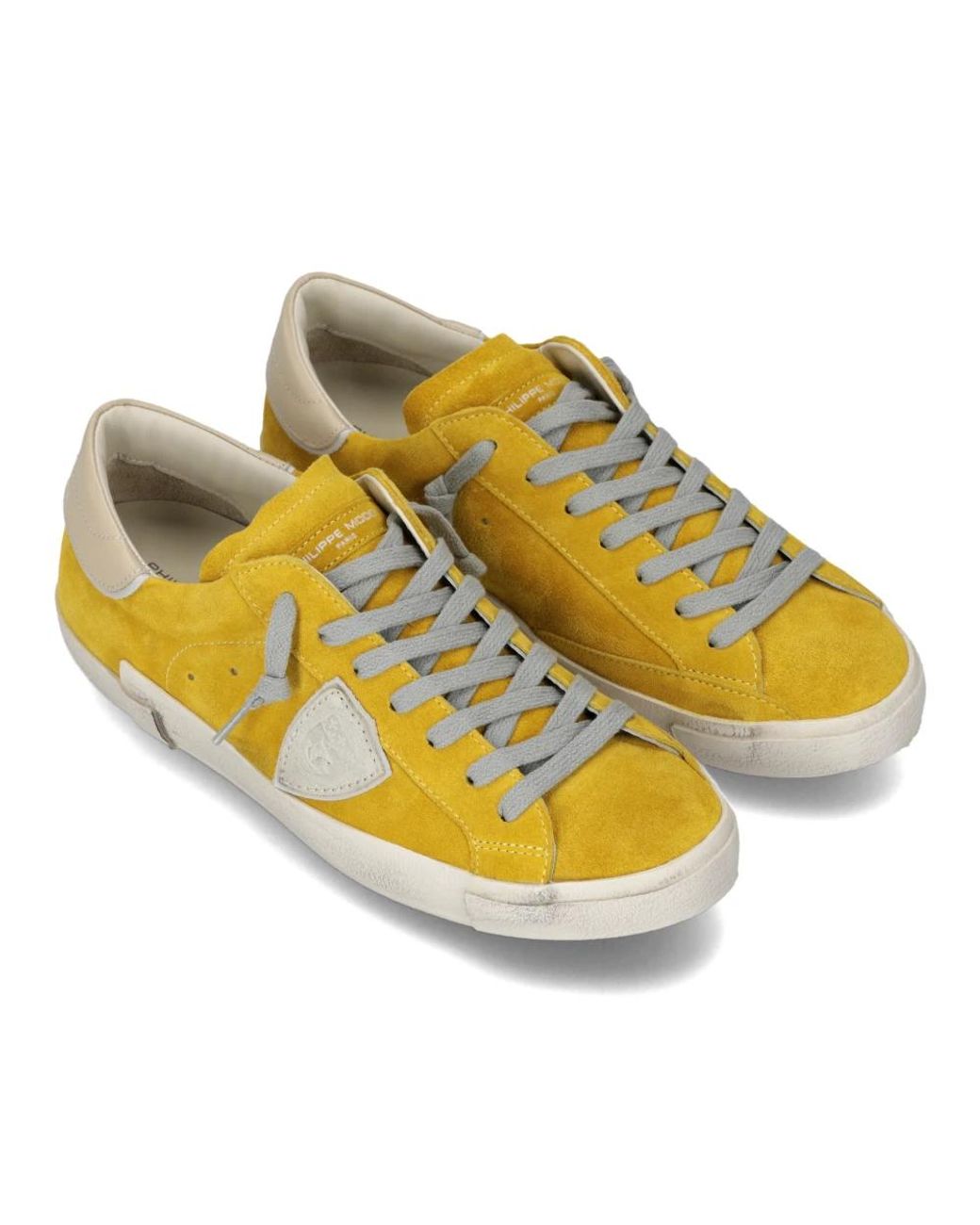 Philippe Model Yellow Sneakers for men